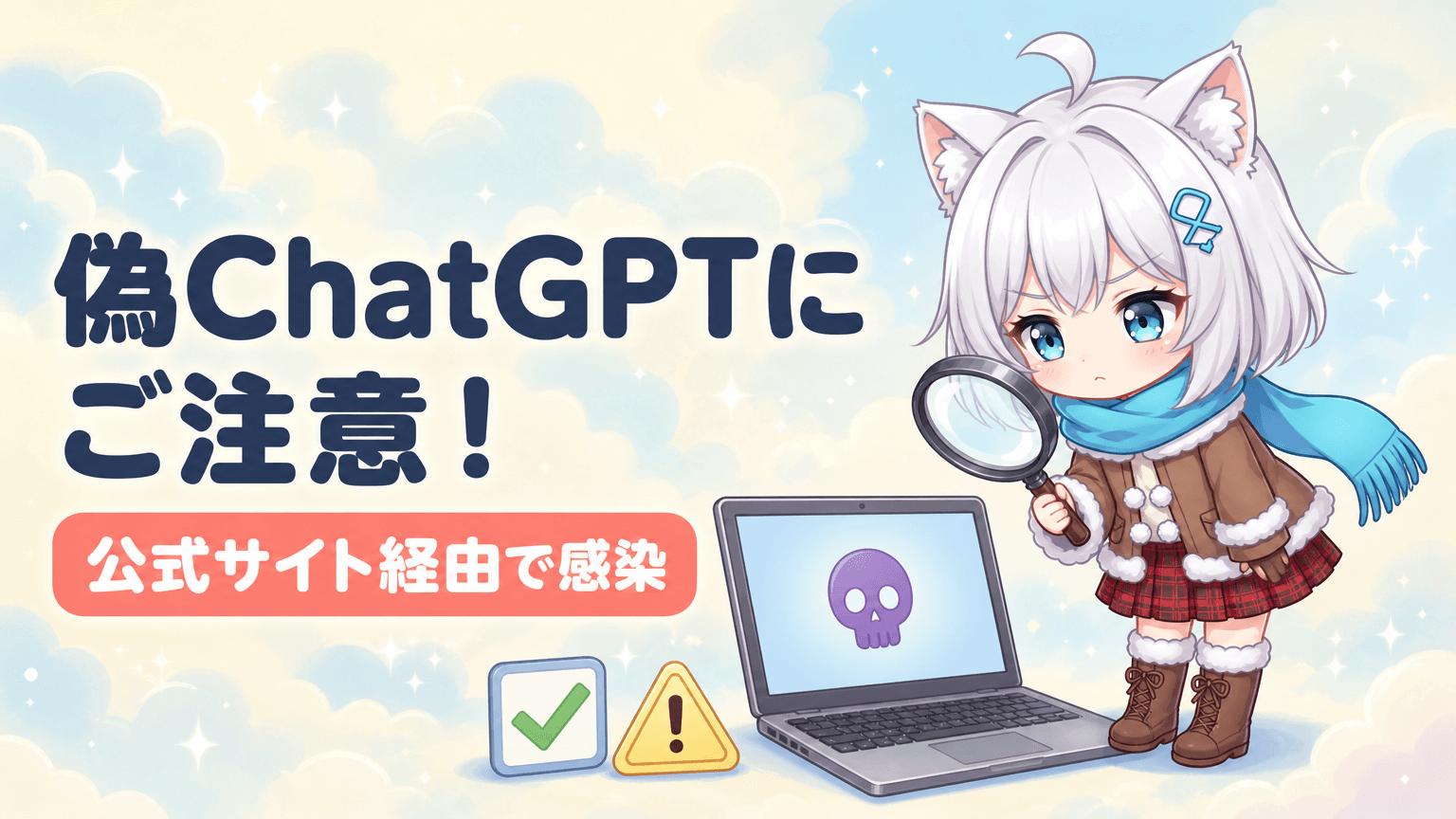 偽ChatGPT「Plus 5.6」に注意|公式サイト経由で感染