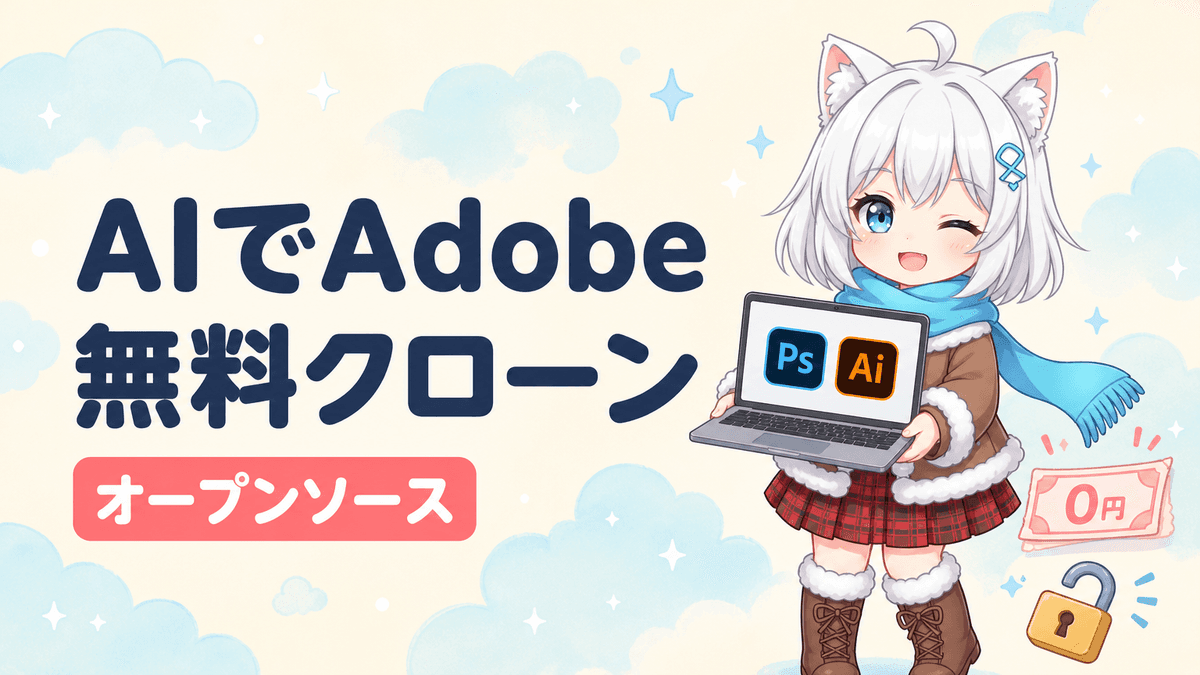 「ソフトウェアは終わった」AI開発者がAdobeの無料クローンを公開|SaaS業界に衝撃