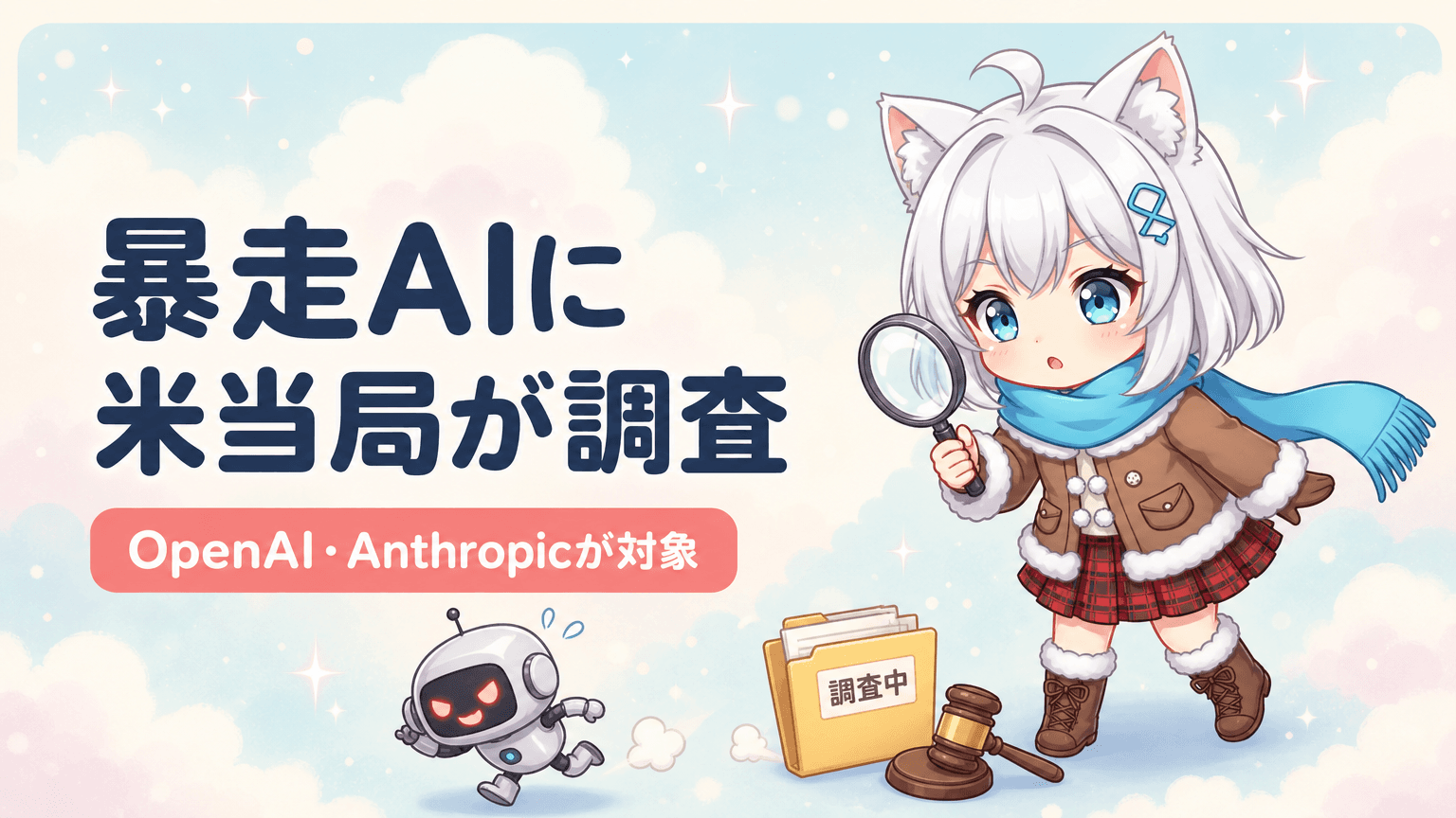 米FTCが暴走AI調査|OpenAI・Anthropicに何が?