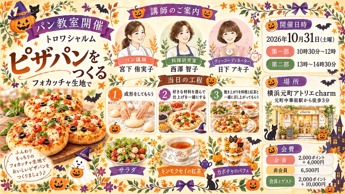 ピザパンをつくるワークショップ
